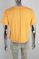Yellow Print Men's T-shirt