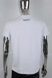 White embroidered men's T-shirt