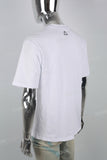 White Simple Embroidered&Print Mans T-shirt