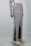 Patchwork Print Dotted Micro-Flare Lounge Pants