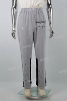 Patchwork Print Dotted Micro-Flare Lounge Pants
