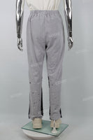 Patchwork Print Dotted Micro-Flare Lounge Pants