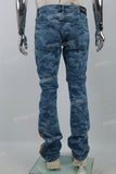 Camouflage Laser Foot Splicing Stcak Jeans