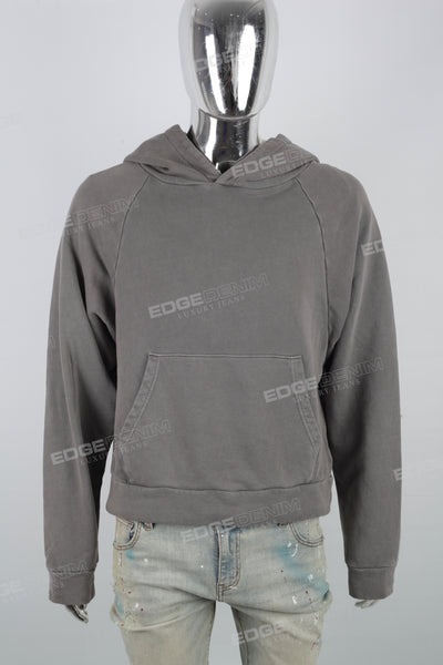 Gray Men's Raglan Hoodie