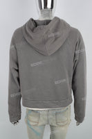 Gray Men's Raglan Hoodie