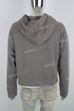 Gray Men's Raglan Hoodie