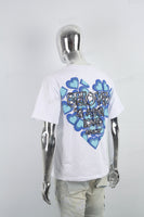 White Men's Printed T-Shirt