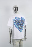 White Men's Printed T-Shirt