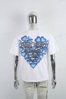 White Men's Printed T-Shirt