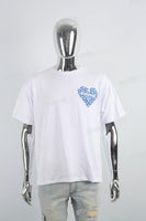 White Men's Printed T-Shirt