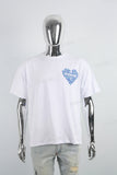 White Men's Printed T-Shirt