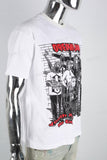 Men's white printed t-shirt