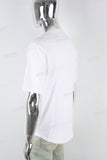 Men's White Letter Print T-Shirt