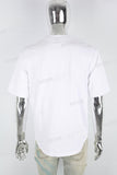 Men's White Letter Print T-Shirt