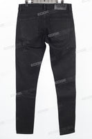 Men's Black Rhinestone Skinny Jeans