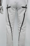Men's printed gray knitted sweatpants