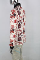 Men's printed polo shirt