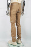Men's Khaki Micro Flared Casual Pants