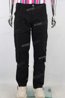 Black cargo slim fit pants