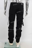black cargo jeans men