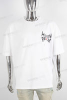 White oversize digital print t shirt
