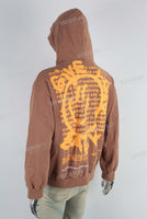 Coffee oversize digital print hoodie