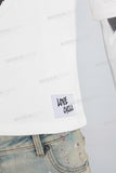 White patchwork t shirt