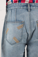 Blue leggings denim jeans