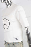 White patchwork t shirt