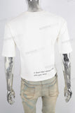 White patchwork t shirt