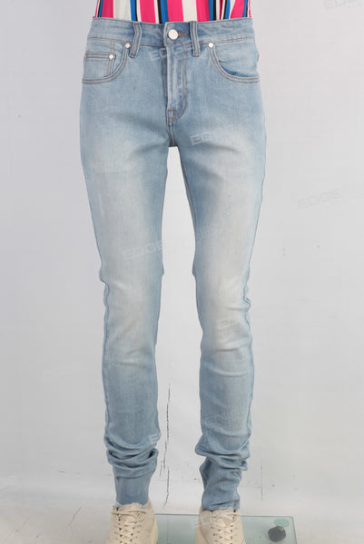 Blue skinny denim jeans