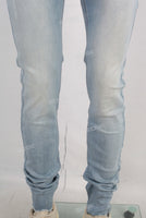 Blue skinny denim jeans