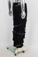 black cargo jeans men