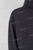 Dark blue heavyweight zip up hoodie jacket