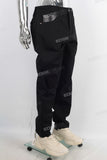 Black baggy denim jeans