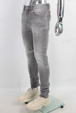 Acid washed skinny stack jeans