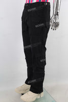 Black cargo slim fit pants