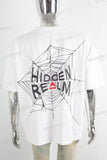 White oversize digital print t shirt