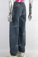 Blue baggy denim jeans