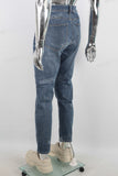 Blue leggings skinny jeans
