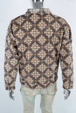 Heavyweight digital print jacket