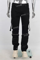 black cargo jeans men