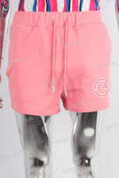 Pink digital print shorts