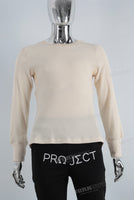 Yellow mesh long sleeve shirt