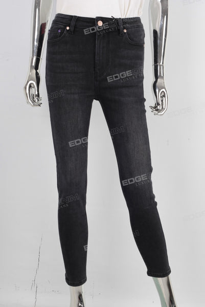 Black denim jeans women