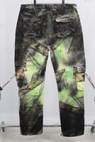 paint splatters digital baggy jeans men