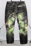 paint splatters digital baggy jeans men