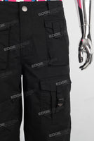 Black cargo baggy pants