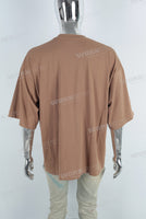 oversize watermark printing t shirt Men