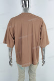 oversize watermark printing t shirt Men